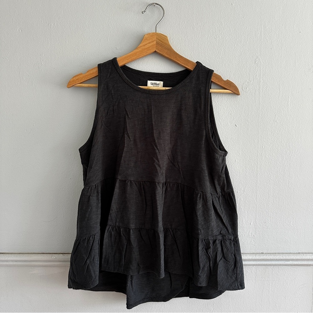 UPWEST > Ruffle Hem Tank - Picture 4 of 5
